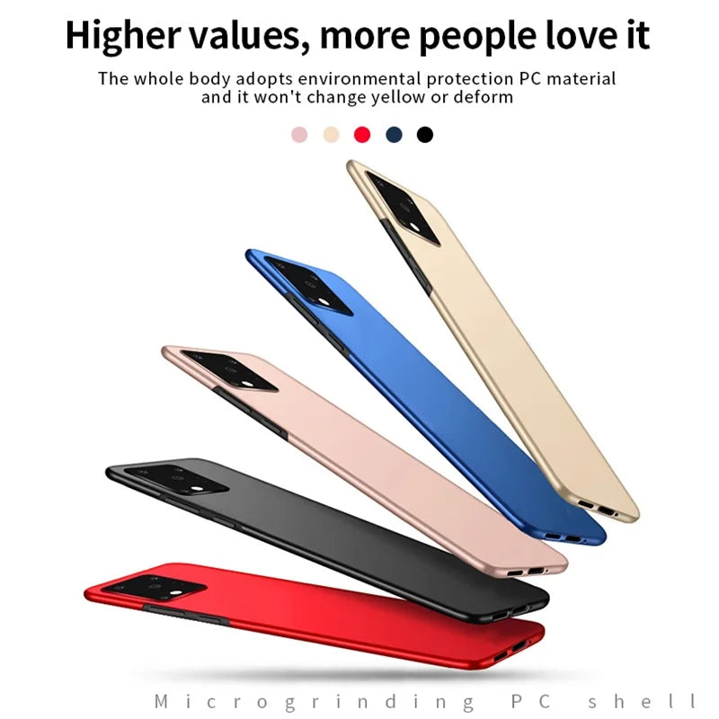 Ultra Thin Frosted Case For Samsung Galaxy S25 S24 S23 S22 S21 S20 S26 Ultra Plus FE Utr Hard Plastic Back Cover Carcasa Funda +