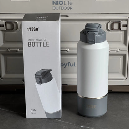 TYESO stainless steel portable sports kettle 2000ml large capacity insulated cup Outdoor portable direct drinking cup