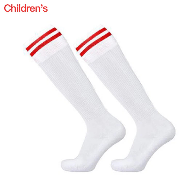 Adult Football Socks Hit Color Wear-resistant Children Kids Sport Long Socks Over Knee High Baseball Hockey Socks