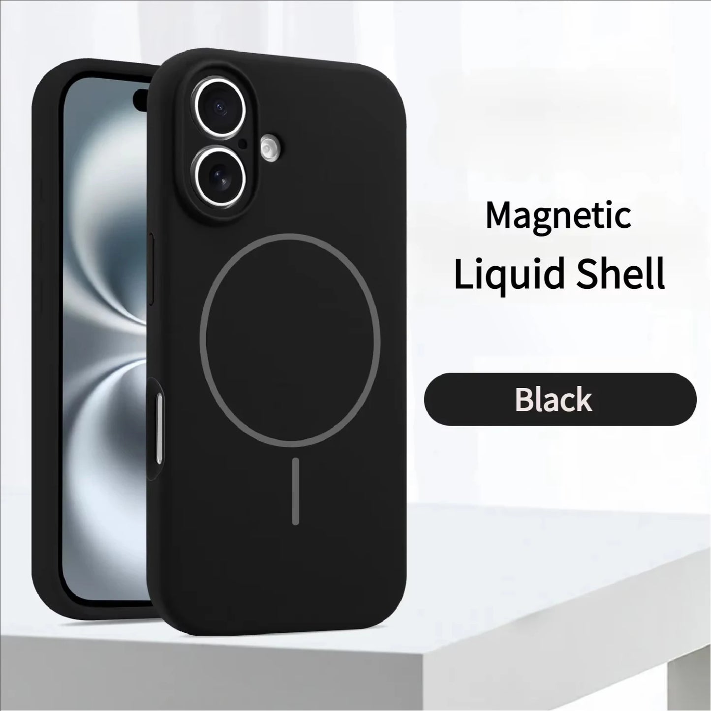 Magnetic Original Liquid Silicone Phone Case For iPhone 15 14 16 Plus 12 13 16 17 Pro Max Funda For Magsafe Protector Soft Cover