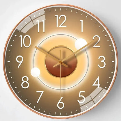 Silent Battery Operated Wall Clock - Non-Ticking Decor for Home  Office