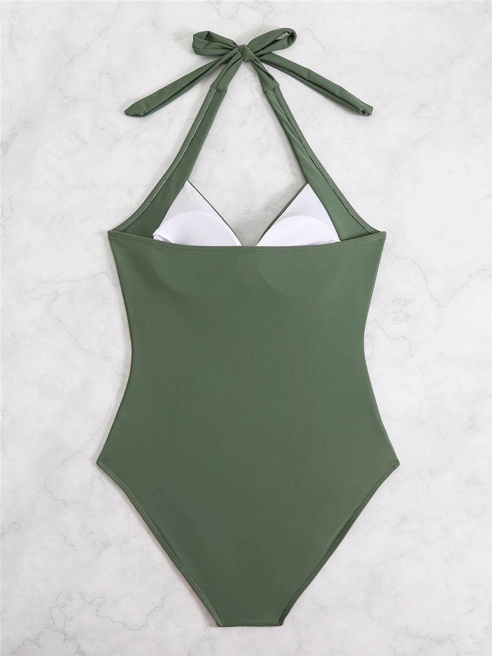 Plain Ruched Fashion Swimsuit Women 2026 One Piece Lace Up Swimwear Female Bathers Bathing Swimming Bodysuit Summer Beachwear