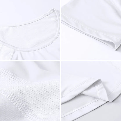 Women Yoga Tops - Breathable Quick Dry Short Sleeve Fitness Running Shirt