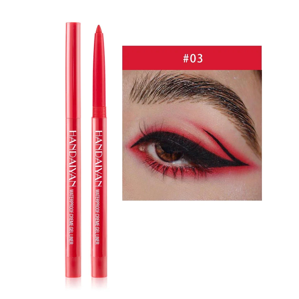 Matte Eyeliner Pencil - Waterproof Gel Pencil With 20 Colorful Shades | Long Lasting, Quick Dry
