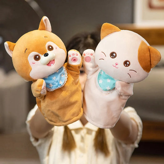 Kawaii Plush Animal Puppets - Educational Stuffed Toys for Kids - ZOOMNSTORE