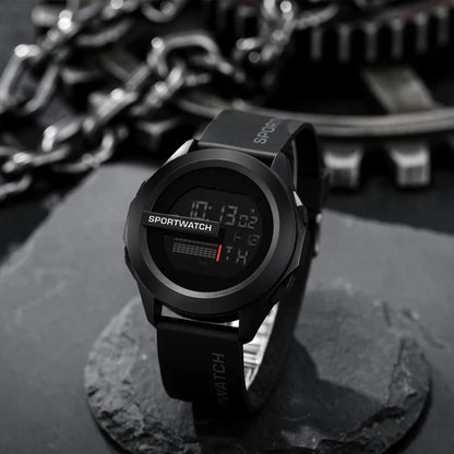Military Digital Watch - Men's Sport Watch Waterproof LED Luminous Stopwatch