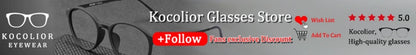 Titanium Reading Glasses - Lightweight Rectangle Frame with Blue Light Blocking