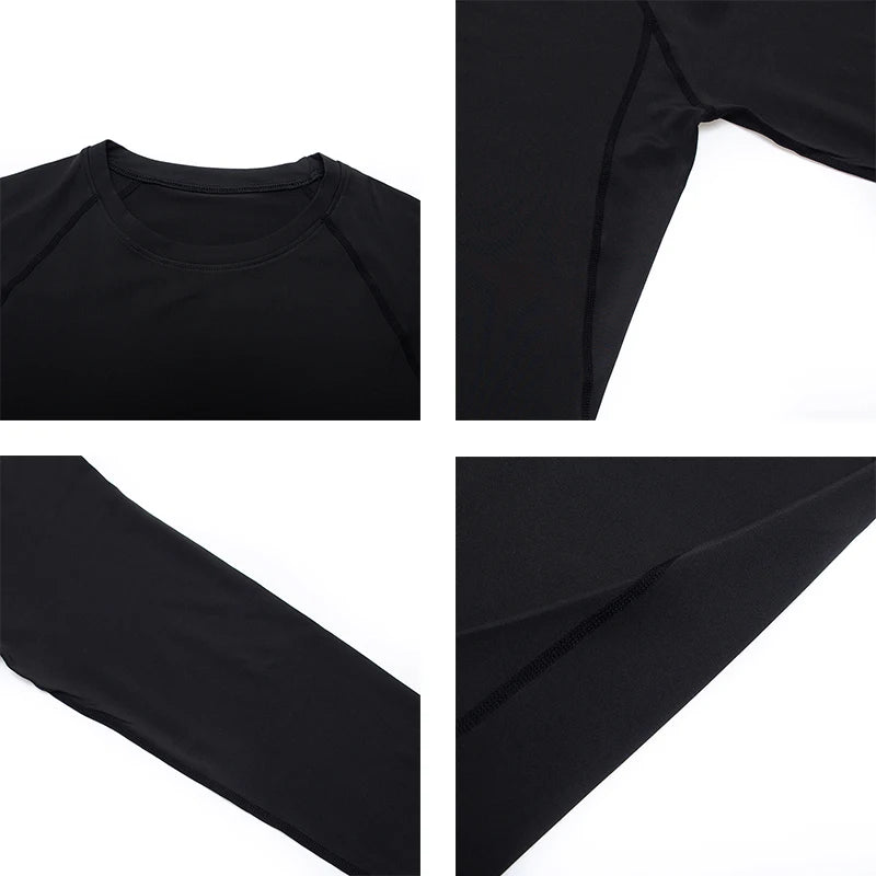 Compression T Shirt Men - Quick Dry Summer Sportswear Athletic Gym Top