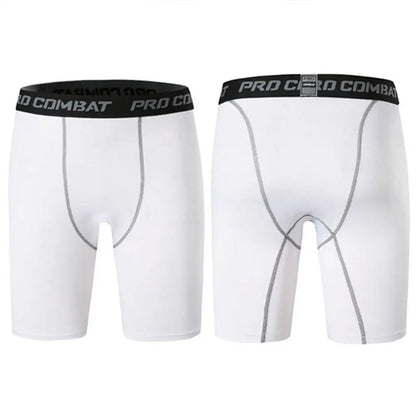 Men Bodybuilding Shorts Fitness Workout Inseam Gym Knickers Male Muscle Alive Elastic Compression Tights Skinny Leggins Hombre