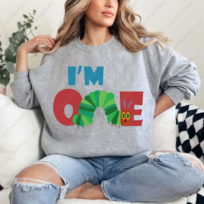 The Very Hungry Caterpillar Sweatshirt Cute Fnny Hungry Caterpillar Bookish Pullovers Man Women Retro Trend Cool Street Hoodies