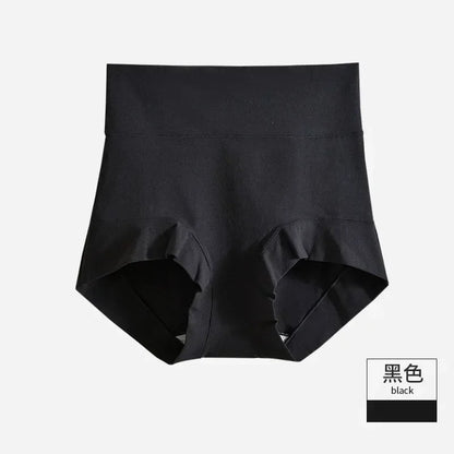 60S Cotton Panties High-Rise Panties for Women Ladies Plus Size Womens Briefs Underwear Women Tighten The Abdomen Safety Shorts
