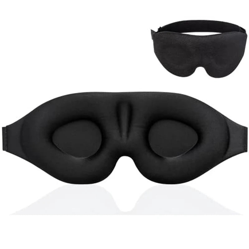 3D Eye Mask for Sleeping Contoured Cup Blindfold Concave Molded Night Sleep Mask Block Out Light with Women Men  Cute Sleep Mask