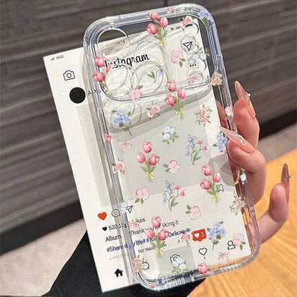 Flower Love Heart Case For Samsung Galaxy A57 A17 A07 A06 A56 A16 A36 A55 5G A15 A54 A14 A34 A32 A33 S26 S25 Ultra Plus Cover