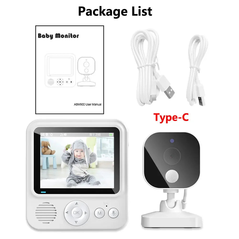 Cdycam ABM900 2.8 Inch Baby Monitor Surveillance Video Baby Camera Security Protection Two Way Audio Night Vision Cam Babysitte