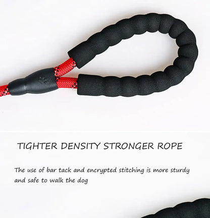 150/200/300cm Strong Dog Pet Leash Reflective Leash Large Small Dog Leash Golden Retriever Explosion Proof Punching Dog Harness