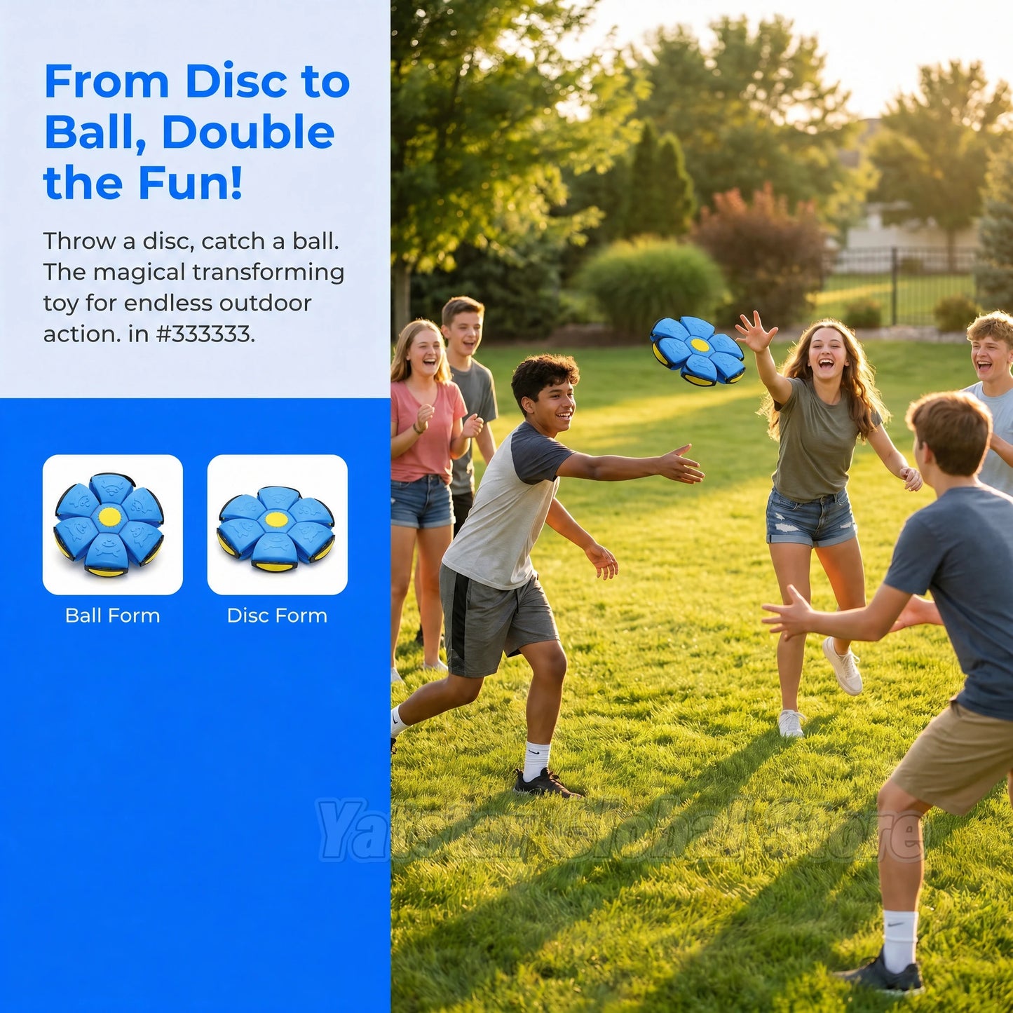 New Orange Flying Saucer Ball Magic Deformation Foot Pressure Decompression Vent Outdoor Sports Parent-Child Active Toy Kids Fun