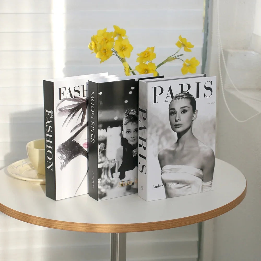 3Pcs Decorative Fake Books - Living Room Coffee Table Ornaments