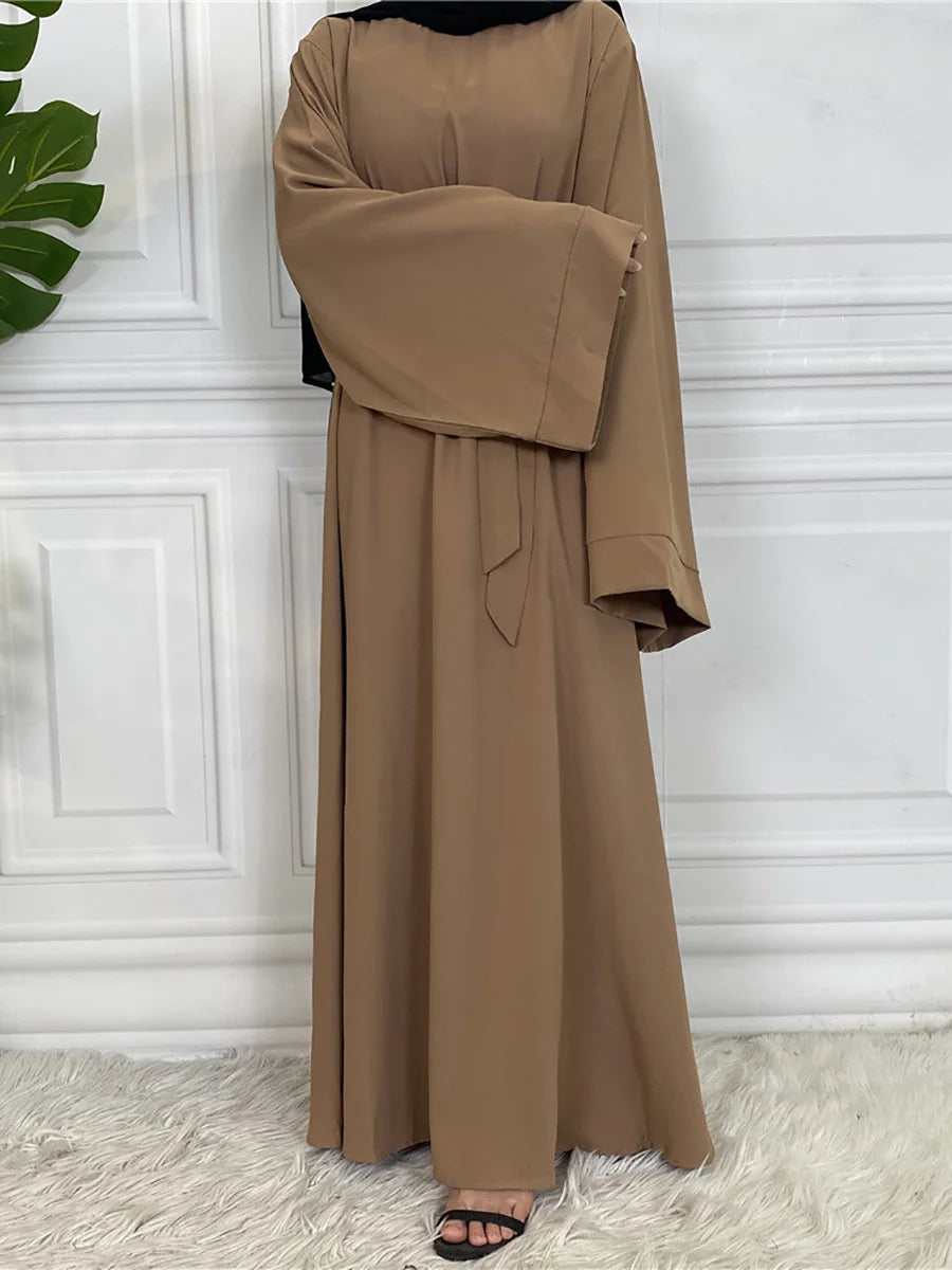 Modest Abaya Dress Ramadan Kaftan For Women | Elegant Muslim Maxi Robe