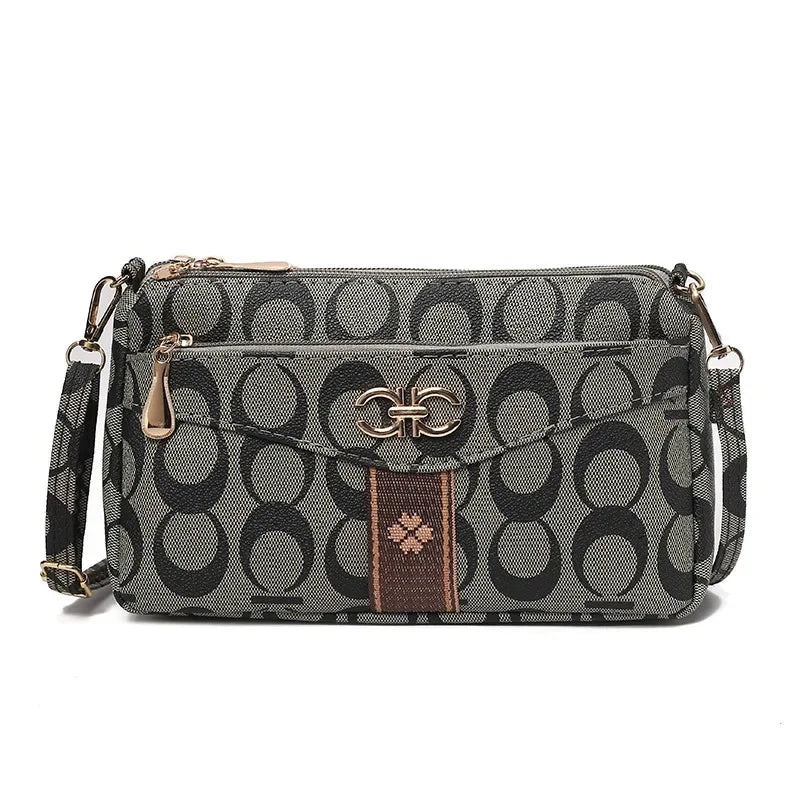 Ladies Crossbody Bag – Large Capacity Vintage Shoulder Bag with Coin Pocket