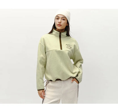 Semir Tops for Woman Fleece Warm Embroidered 2025 Winter Fall Clothes Sweatshirt Soft Fleece Warm Loose Fit Daily Wear 2025 New