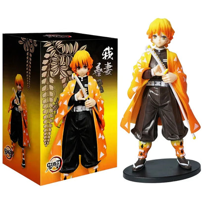 Anime Figure Demon Slayer Figures Kimetsu No Yaiba Doll Tanjiro Nezuko Zenitsu Figurine Inosuke Warrior Action Figure Model Toys