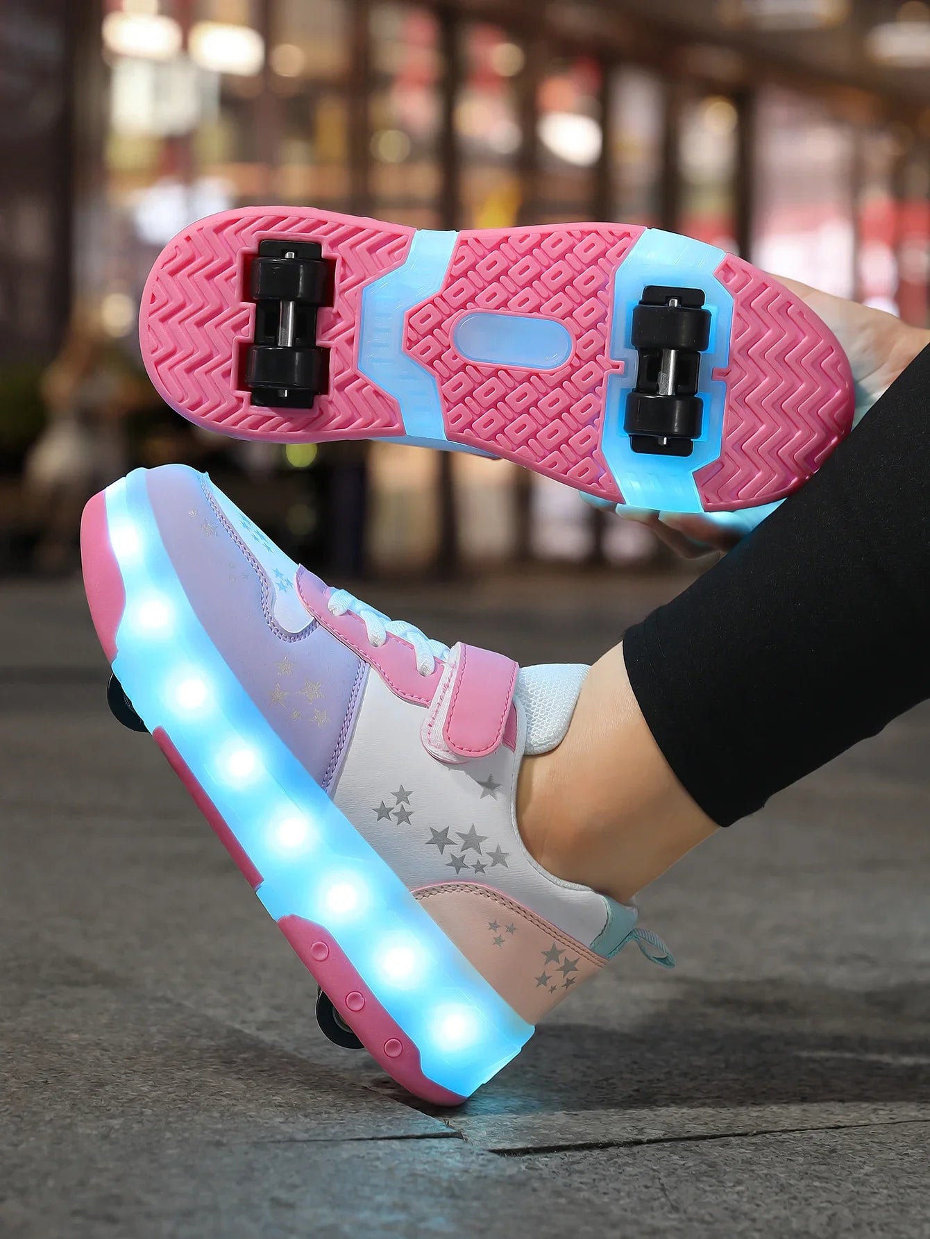 Upgraded fashionable children's and teenagers' walking shoes enhance stability, detachable dual-use sports
