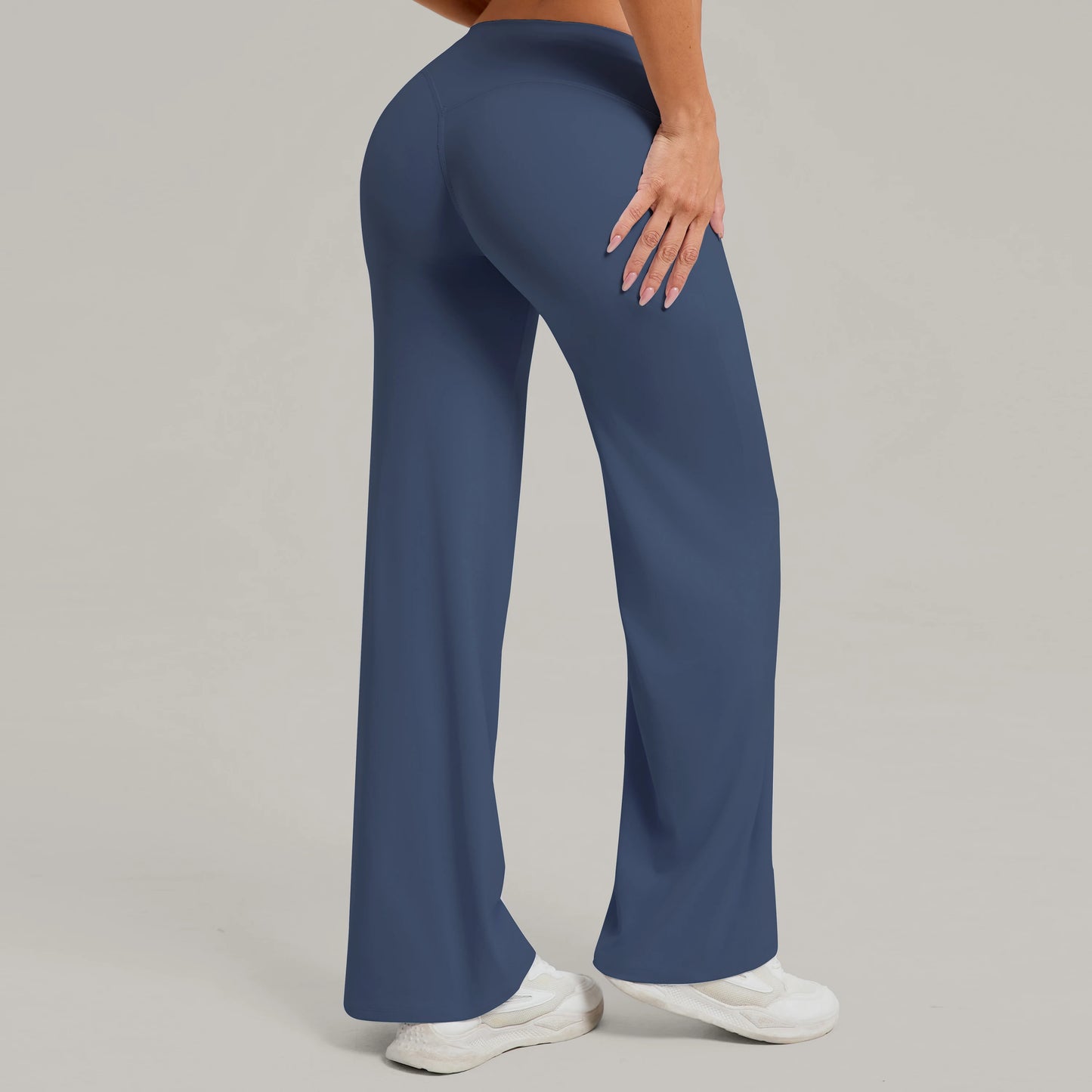 Women Yoga Pants – Soft Stretchy Fabric Full Length Leggings With Elastic Waist