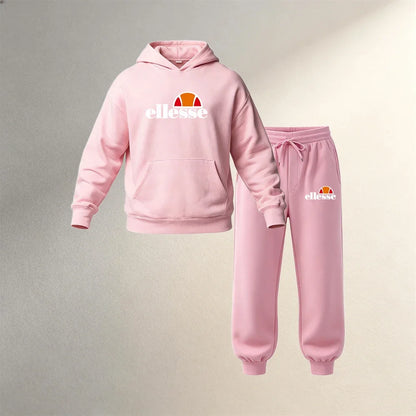 Men's Clothing Hoodies Sets 2 Pcs Autumn Winter Sport Casual Pullover Sweatshirts Tracksuit Fashion Warm Hoodie + Jogging Pants