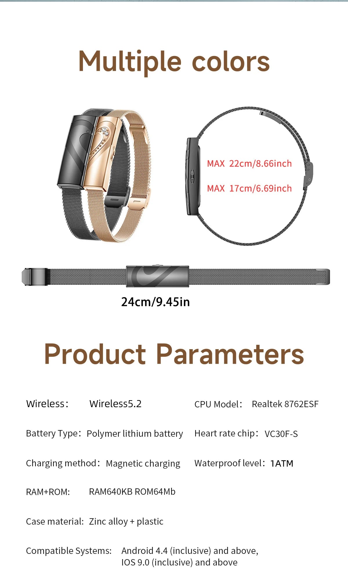 LIGE New Smart Bracelet Real-time Heart Rate Monitoring Sports Fitness Tracker Wristband Waterproof Smart Watch For Couple Gift