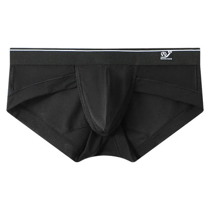 Sexy Men's boxer Ice screen hole cueca large convex  breathable quick dry men's boxers solid color underpants men underwear new