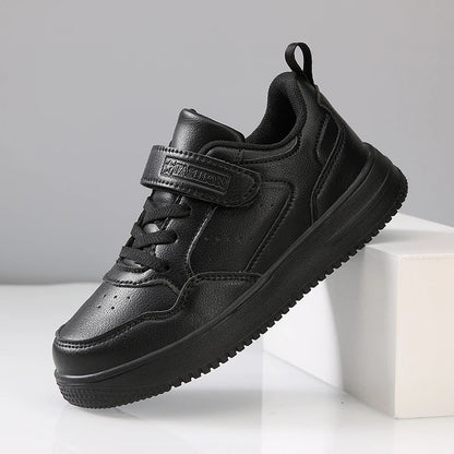 Kids Running Shoes – Breathable Leather Sneakers With EVA Cushioned Soles For Children