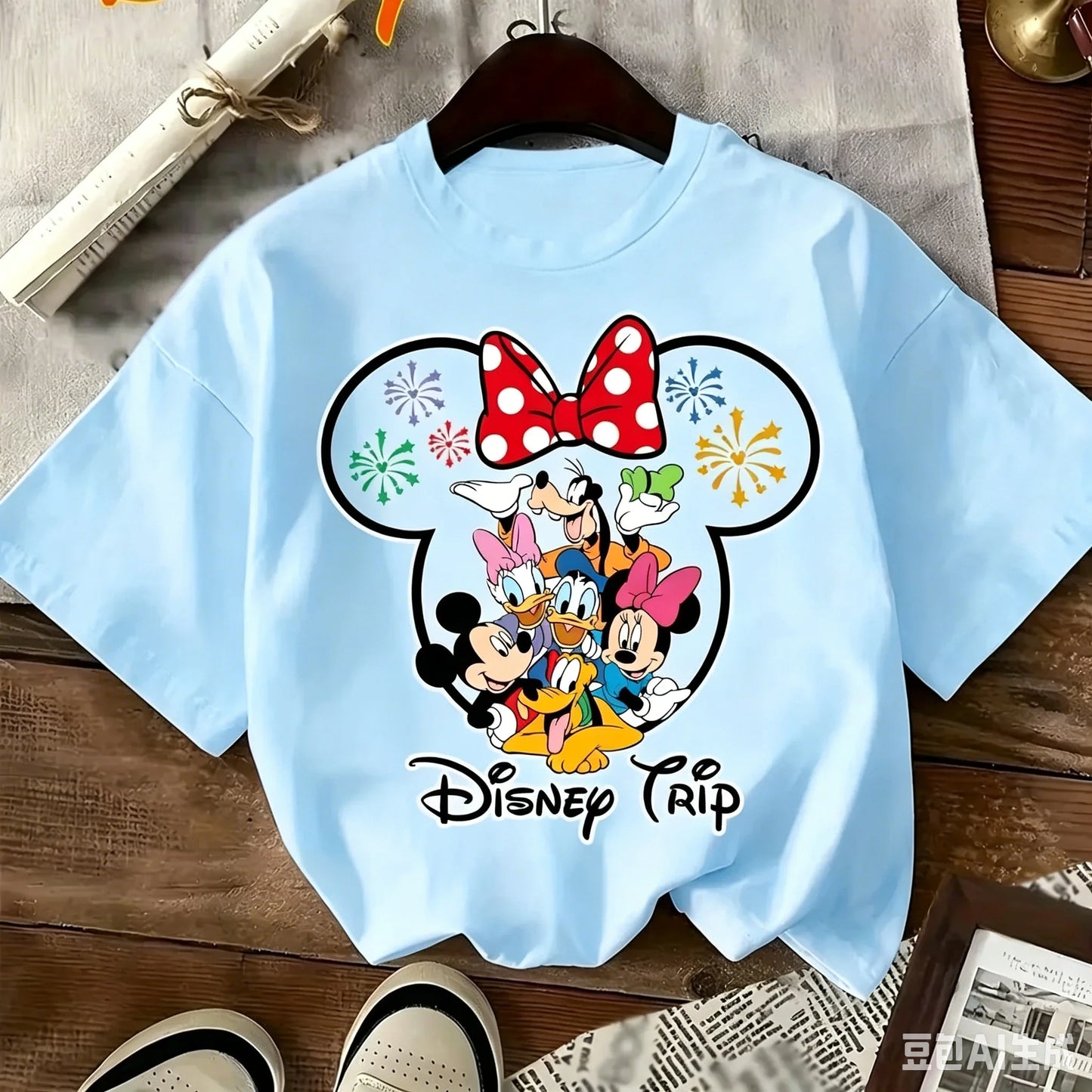 Best-selling Children's Disney Princess Castle 100% Cotton T-shirt - Soft, Comfortable and Cute Top