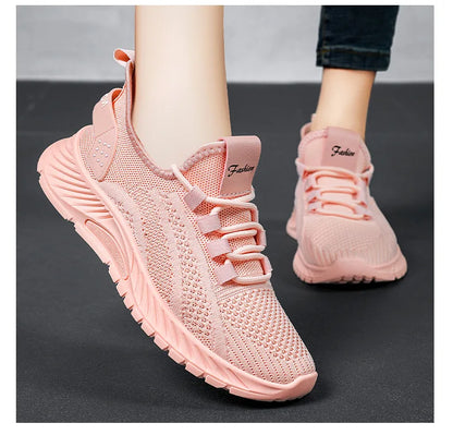 Women's Shoes Summer 2025 Casual Sneakers Breathable Mesh Lightweight Affordable Free Shipping