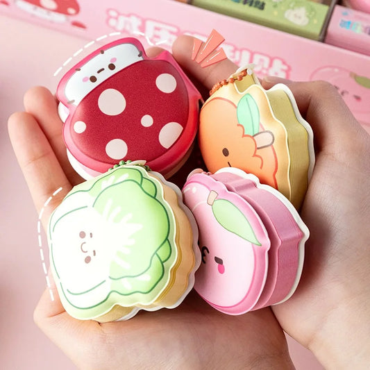 Cartoon Sticky Notes - Soft Silicone Memo Pad Planner Sticker