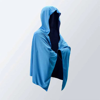 1pc Quick Dry Shawl Sports Coldproof Hooded Headband Camping Gym Wipe Sweating Cooling Towel Sunscreen Quick Dry Head Cover
