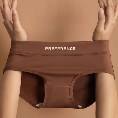 4Pcs/Set Cotton Panties Women Mid Waist Briefs Breathable Intimates Breathable Comfort Underwear M-2XL Soft Panties