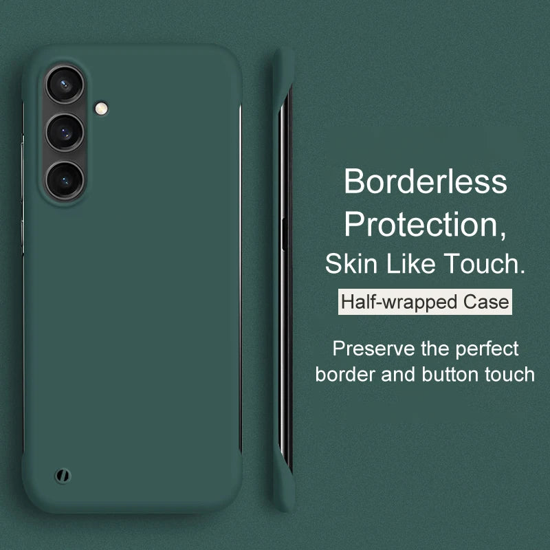 Luxury Borderless Candy Color Hard PC Case For Samsung Galaxy S26 Ultra S25FE S24 S23 S21FE S22 Ultra-Thin Matte Cover