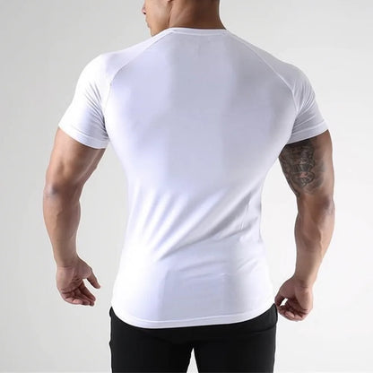 Men Compression Shirt - Quick Dry Sport T Shirt | Short Sleeve Fitness Tee