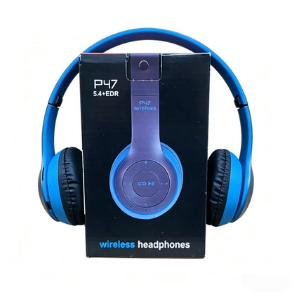 Stereo P47 Headset 5.0 Bluetooth Headset Folding Series Wireless Sports Game Headset  Foldable Wireless Bluetooth Headphone
