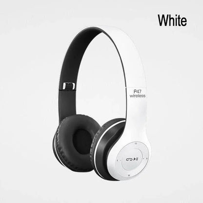 2026 New Foldable Headset Wireless Bluetooth Earbuds Head Mounted Noise Cancelling Earphones Sports with Mic Music Headphones