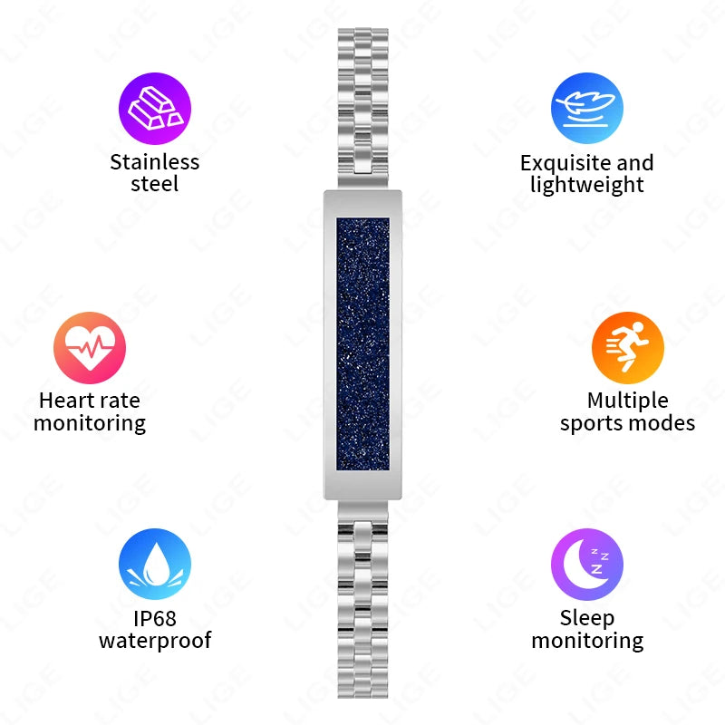 2026 New Smart Watch Pedometer Health Smart Bracelet Women Men Sports Fitness Waterproof Heart Rate Sleep Monitoring Wristbands