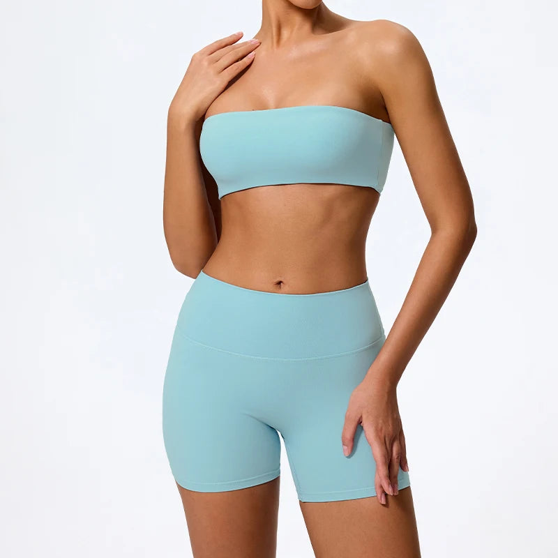 Women Fitness Sports Set | Yoga Workout Outfit – Moisture Wicking Fabric, Quick Dry Activewear