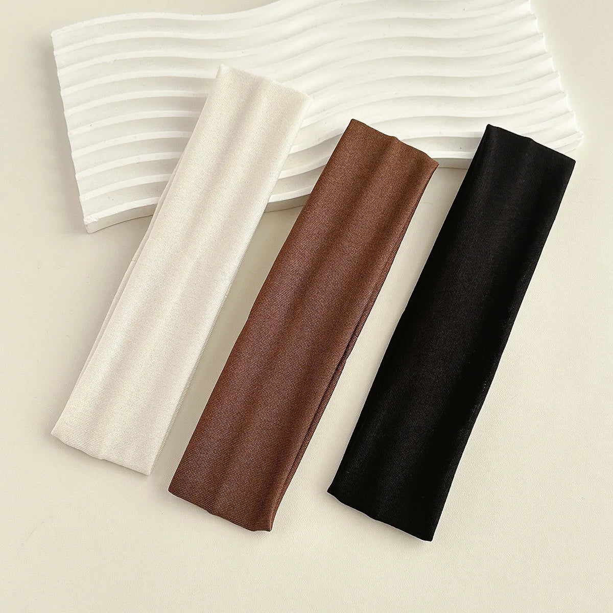 Four Seasons Solid Sports Headbands For Women Fitness Running Yoga Solid Color Elastic Hairbands Stretch Makeup Hair Accessories