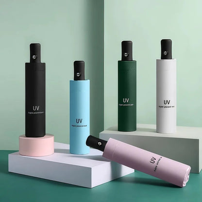 The portable automatic umbrella is sturdy and durable, suitable for various weather conditions zwq