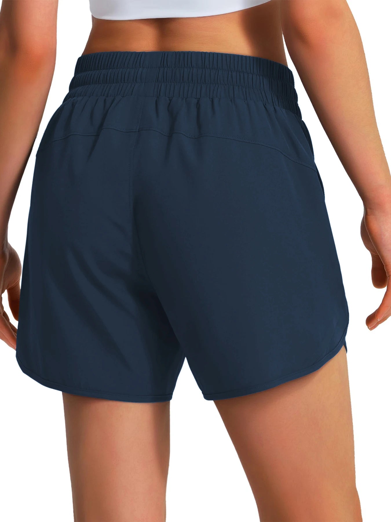 New women's casual sportswear sports running shorts quick-drying lightweight fitness shorts with zipper sports shorts