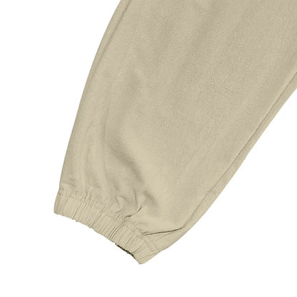 Men's Casual Cargo Pants - Cotton Linen Multi-Pocket Ankle-Length Trousers