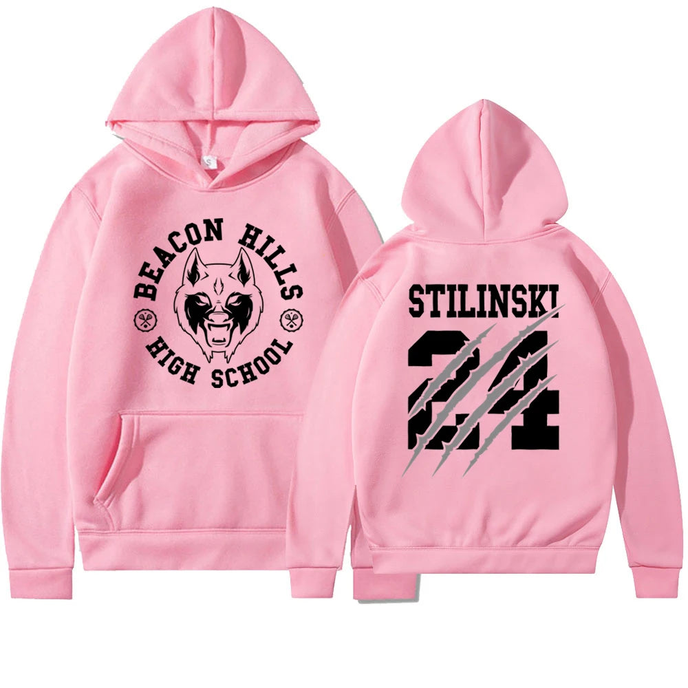 Teen Wolf Stiles Stilinski 24 Hoodie MCCALL 11 Fashion Print Streetwear Men Women Sports Sweatshirts Hoodie Harajuku Clothing