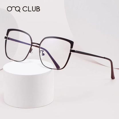 O-Q CLUB Women's Grade Glasses Anti Blue Light Lenses Woman's Eyeglasses Lunettes Myopia Reading Glass Sunglasses Man Eyewear