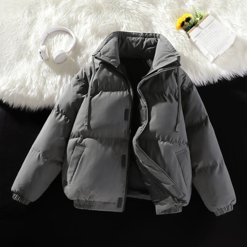 Autumn Winter Outerwear Puffer Jacket Men Outdoor Windproof Parkas Plus Size 8XL High-quality Stand Collar Padded Jacket for Men