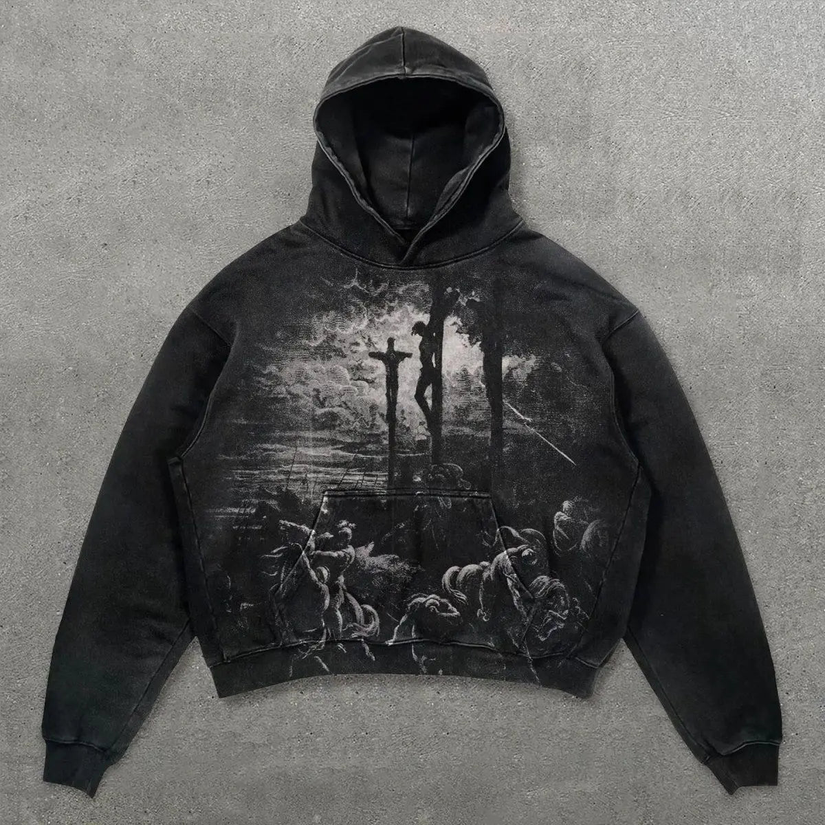 Cotton New Rock Men's Hooded Sweatshirt Spring Autumn With Pockets No Brand Simple Male Hoodie Welcome Deal In Funny Luxury Tops